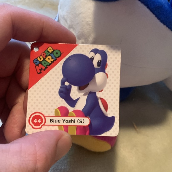 Blue yoshi Mario all star plush NWT - Picture 2 of 6